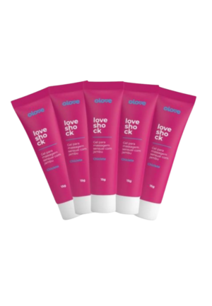 Loveshock Gel Excitante Beijável de Morango